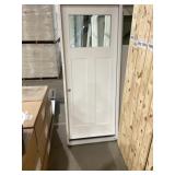 32" x 80" RH Fiberglass Craftsman Style Ext. Door