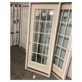 32" x 80" RH Fiberglass 15-Lite Exterior Door