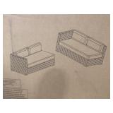 4Pc Rattan Outdoor Patio Furniture Set