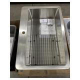 33" x 22" Dual-Mount Single Bowl SS Sink
