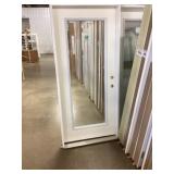 36" x 80" LH Fiberglass Full-View Exterior Door