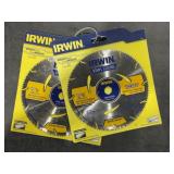 Irwin 7 1/4" 120T Saw Blade x2