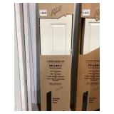 36" x 80" 3-Panel MDF Hollow Core BiFold Door x 2