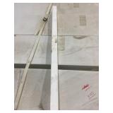8Ft Vinyl Top&Bottom Rail Kits in White x 4Boxes