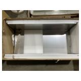 24" x 16" x 18" Range Hood Cover in White