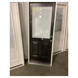 32" x 80" LH Steel HV Exterior Door w/ Blinds