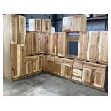 15pc. Silvercreek Hickory Shaker 42" Kitchen