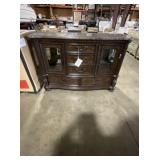 60" x 19" San Marino Server in Dark Brown