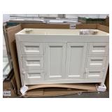48" x 21" Vanity Base in White