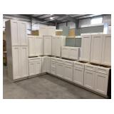 14pc. Silvercreek Classic Cream Shaker 36" Kitchen