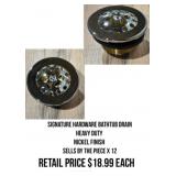 Signature Hardware Bathtub Drain x12