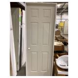 28" x 80" RH 6-Panel MDF Interior Door