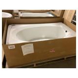 72" x 42" Designer Ovation White Drop In Tub