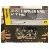 1lb Box 1-1/2" 9 ga. Framing Joist Hanger Nail x12