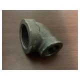 Box Of (20+) 1 x 1-1/2 Black Metal Pipe Fittings