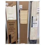 48" x 80" Pine Louvered 4-Door Bifold Door