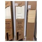30" x 80" 3-Panel MDF Interior BiFold Door x 2