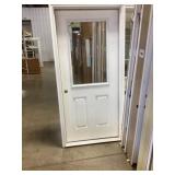 36" x 80" RH Fiberglass High-View Exterior Door