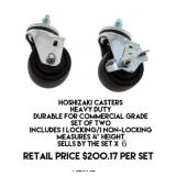 Hoshizaki Casters x6 sets