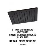 8" Rain Shower Head