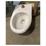Wall Mount Commercial Elongated Toilet in White