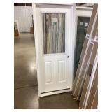 32" x 80" LH Fiberglass High-View Exterior Door
