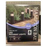 Hampton Bay LED Pathway Lights In Black