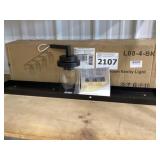 4-Light Bathroom Vanity Light in Black