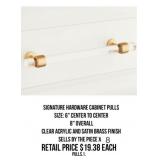 Signature Hardware Cabinet Pull x8