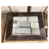 Rustic Wooden Frame Mirror
