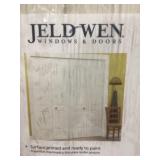 24" x 80" 2-Panel Arch-Top MDF BiFold Door