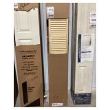 48" x 80" Pine Louvered 4-Door Bifold Door