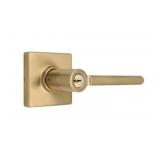 Defiantï¿½ Keyed Entry Door Lever in Brass x3
