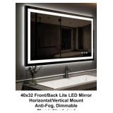 Mirrolia 32" x 40" LED Smart Mirror