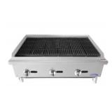 (ATRC-36) 36"W 3-Burner Radiant Charbroiler