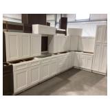 15pc. Silvercreek White Shaker 30" Kitchen