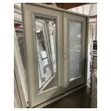 72" x 80" RH Full-View Exterior French Door-White