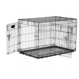 Precision Pet Double Door Pet Crate in Black