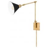 Ashley 1-Bulb Wall Sconce in Brass