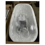 67" x 32" Luxury Bathtub in White with Filler