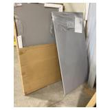 (2) 56" x 32" Universal Drain Shower Base Gray
