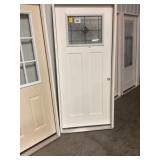 36" x 80" LH Fiberglass Craftsman Style Ext. Door