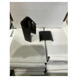 Black Impression Rail Fixed Stair Bracket Kit x5