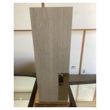 Bathroom Side Cabinet-Gray W/Silver