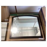 Arch Top Black Frame Mirror