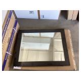 Black Wood Frame Mirror