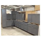 14pc. Silvercreek Platinum Shaker 30" Kitchen