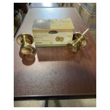 dhï¿½ Hall & Closet Knob Set in Polished Brass x 4