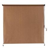 Coolarooï¿½ 96" x 96" Walnut Outdoor Roller Shade