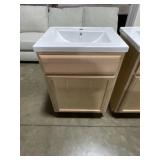 25" x 19" Bath Cabinet with Single Sink Top